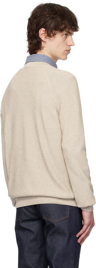 Villapaita A.P.C. A.P.C. Florian Knit Sweater Beige | VIAJC-H23406, 2