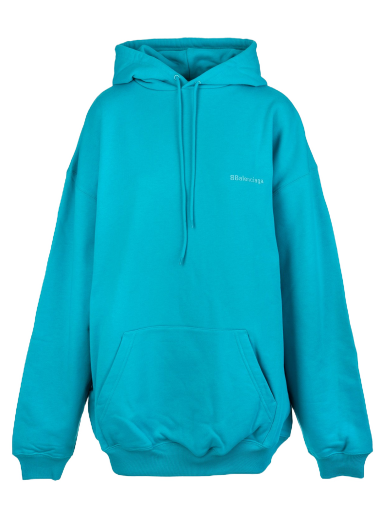 Huppari Balenciaga BB Oversize Hoodie Turkoosi | 578135 TKVB5 4664