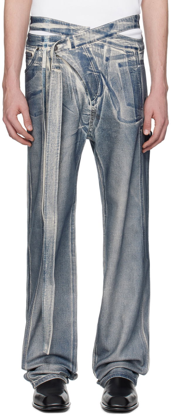 Jeans Ottolinger Ottolinger Signature Wrap Jeans Sininen | 1700208E