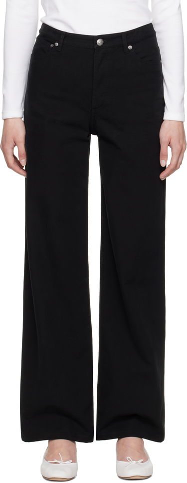 Jeans A.P.C. A.P.C. Elisabeth Wide-Leg Jeans Musta | COGBJ-F09181, 0