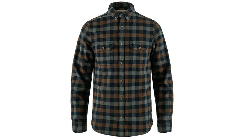 Paita FJÄLLRÄVEN Skog Plaid Flannel Long-Sleeve Button-Down Shirt Monivärinen | F81353-555-299