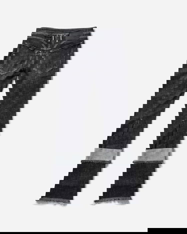 Jeans Ottolinger Open Back Denim Flare Jeans Musta | 11720271701 BLK, 2