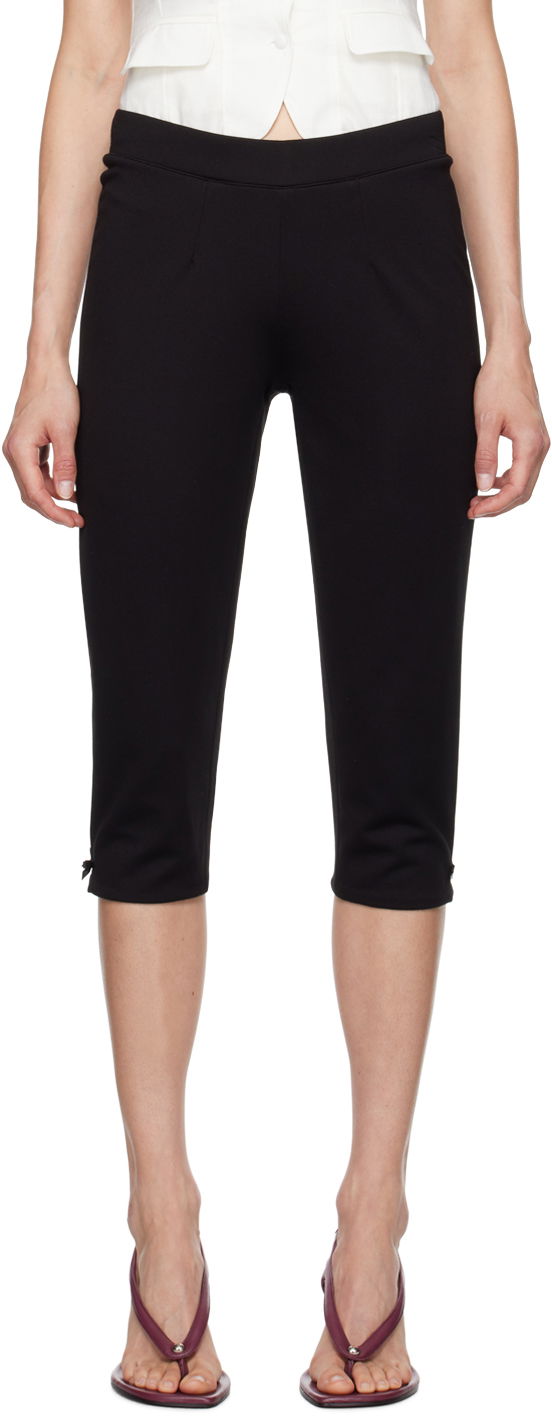 Leggingsit GUIZIO Guizio Caria Capri Leggings Musta | P24201K063