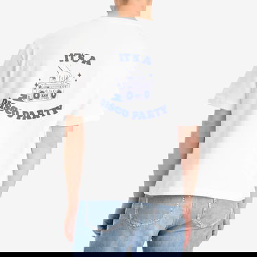 T-paita A.P.C. Men's Disco Print T-Shirt, Size Small Valkoinen | COHGS-M26530-AAB, 3