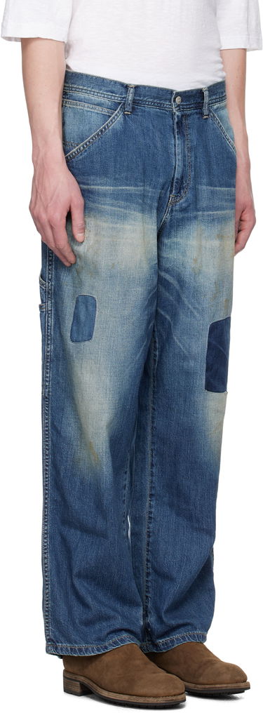 Jeans Neighborhood Neighborhood Savage LW Painter Denim Jeans Harmaa | 251SPNH-PTM03, 4
