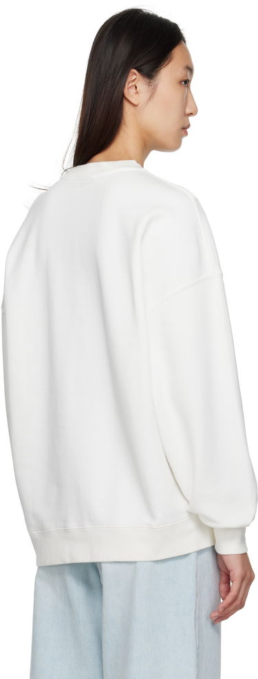 Huppari Anine Bing ANINE BING Miles Framed Monogram Sweatshirt Valkoinen | A-08-11205-OFW1, 2