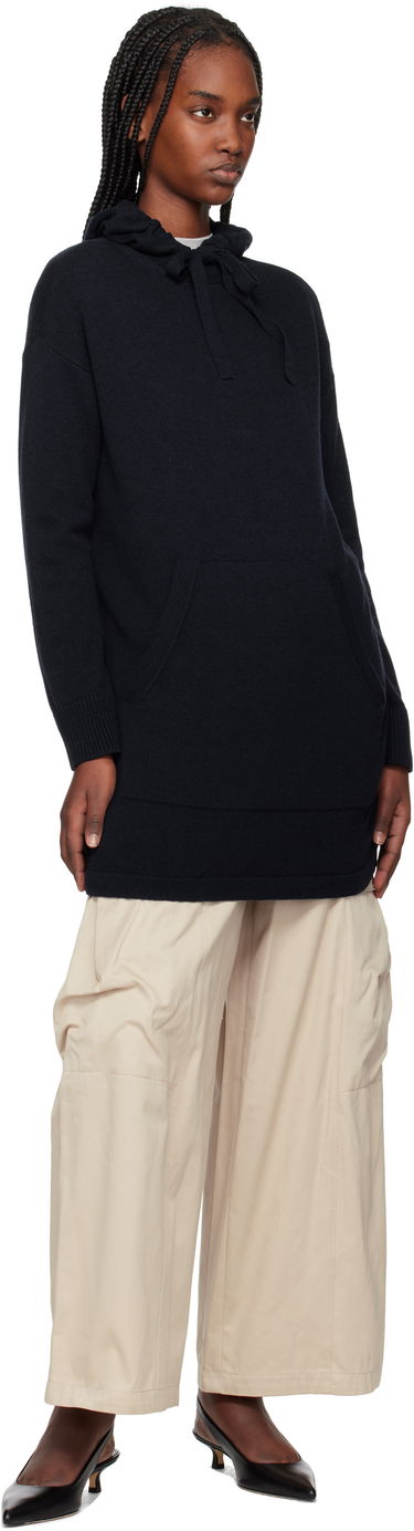 Huppari Max Mara Max Mara Fiaba Hoodie Dress Tummansininen | 2519321011600, 4
