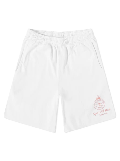 Shortsit Sporty & Rich Crown Gym Short Valkoinen | SH472WH