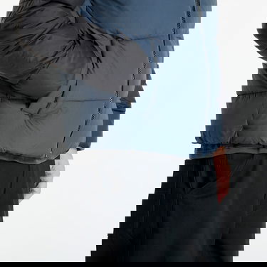 Puffer takki CALVIN KLEIN Non Down Blocking Puffer Jacket Sininen | J30J325584 PPK, 2