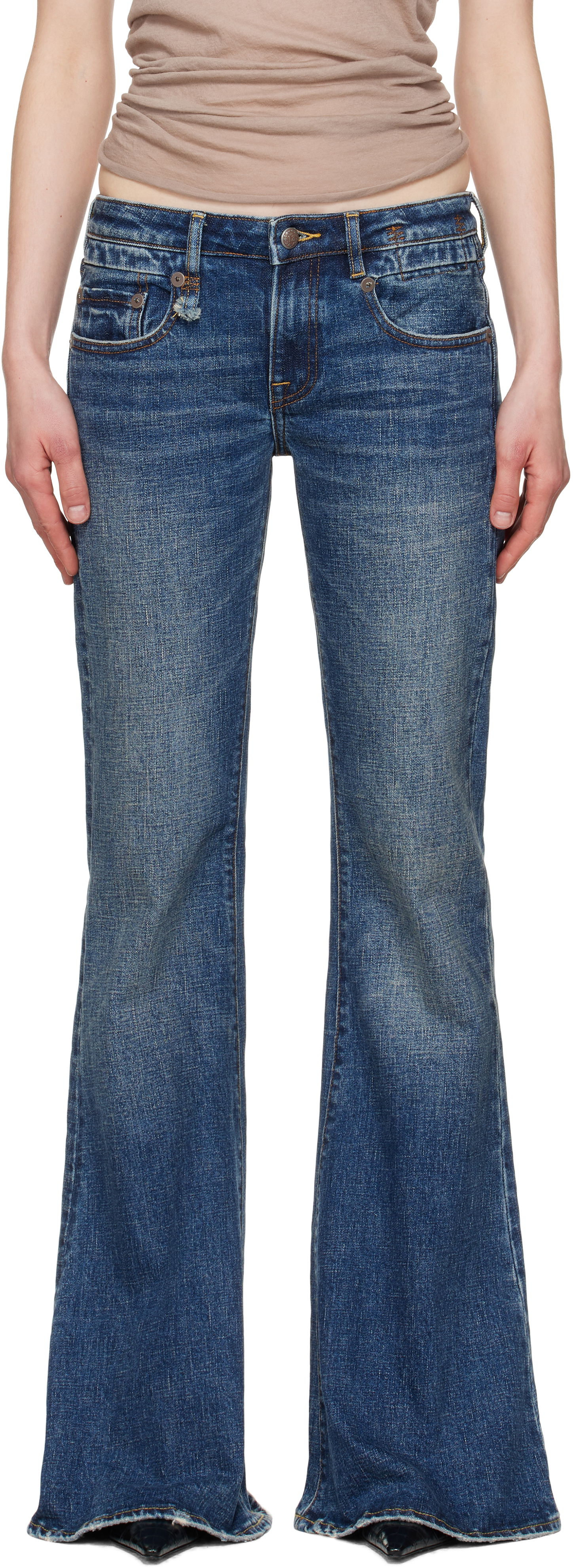 Jeans R13 R13 Overflow Boy Flare Jeans Sininen | R13WD142-D275A, 0