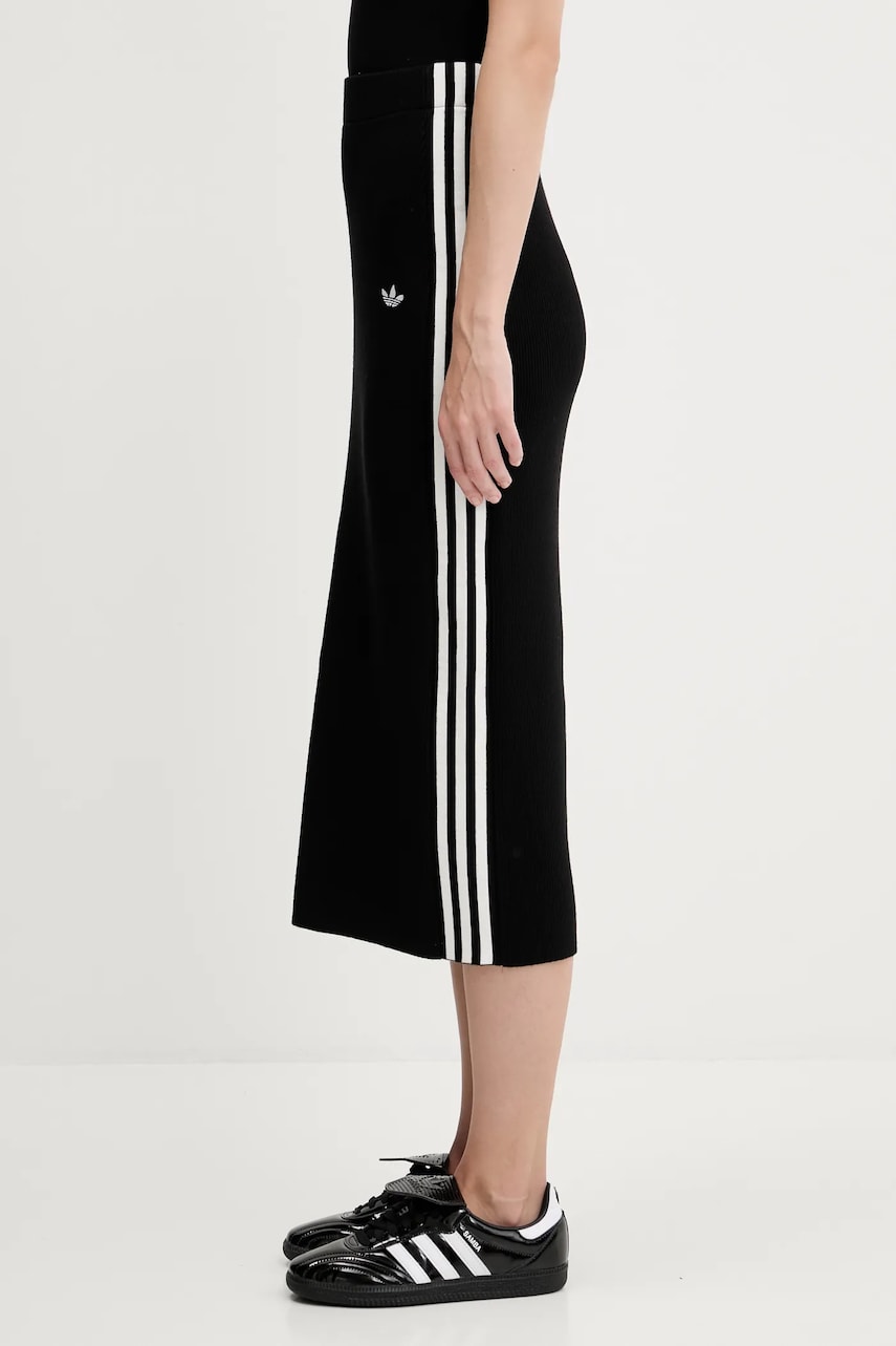 Hame adidas Performance Adicolor 3-Stripes Knit Skirt Musta | JW2661, 1