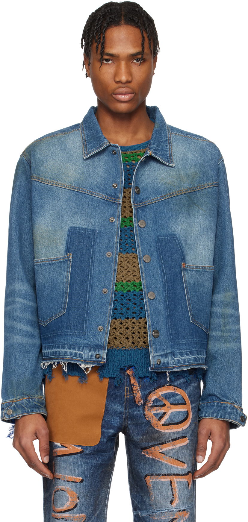 Takki Andersson Bell Andersson Bell Rodeo Motorcycle Denim Jacket Sininen | awa676m