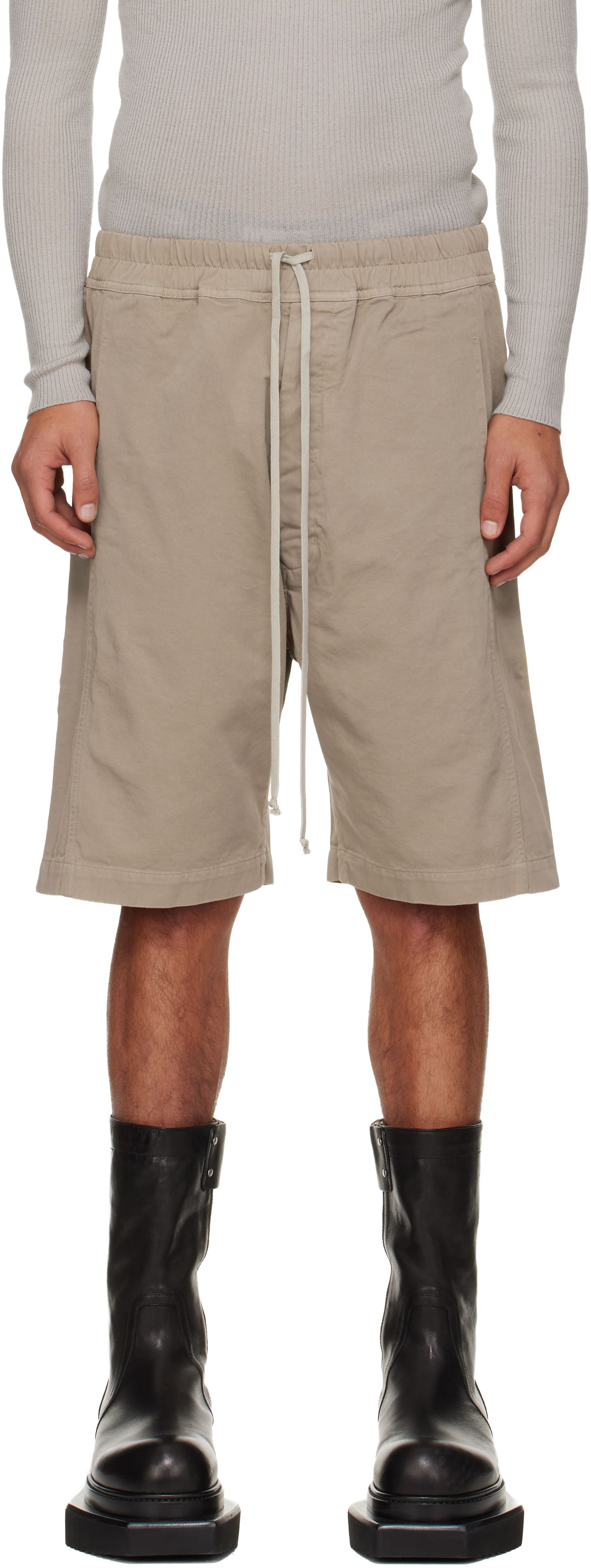 Shortsit Rick Owens DRKSHDW Concordians Pusher Shorts Beige | DU02E7373 TW, 0