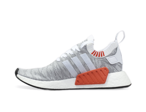 Tennarit ja kengät adidas Originals NMD_R2 Primeknit "Running White" Harmaa | BY9410