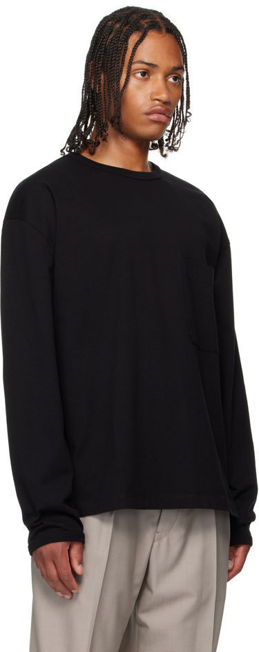 T-paita LEMAIRE LEMAIRE Boxy Pocket Tee Musta | TO1340 LJ1022, 1
