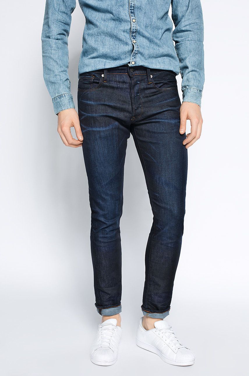 Jeans G-Star Raw 3301 Tapered Jeans Tummansininen | 51003.7209, 0