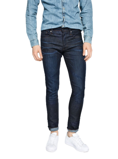 Jeans G-Star Raw 3301 Tapered Jeans Tummansininen | 51003.7209