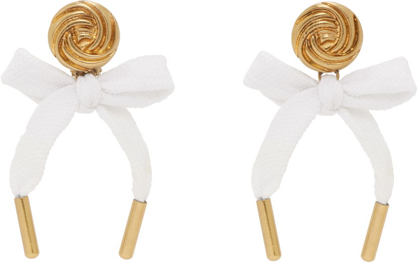 Korvakorut Moschino Moschino Bow Earrings Valkoinen | 25121912684101607