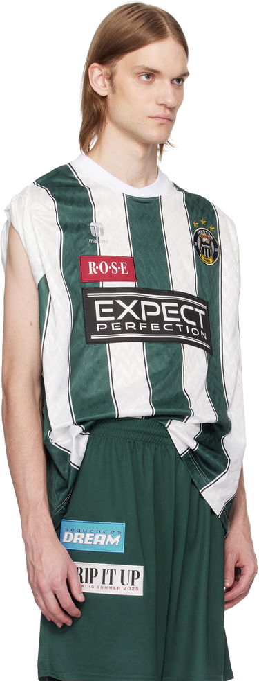 Tankkitoppi Martine Rose Martine Rose Twist Sleeve Football Jersey Vihreä | 177JT07023, 1