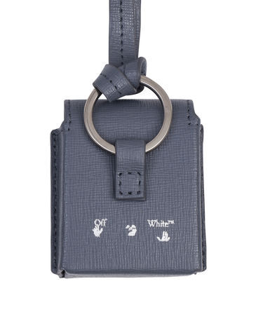 Kaulakoru Off-White 3D Diag Saff Airpods Case Grey Harmaa | OMNJ014F21LEA001 0909, 4