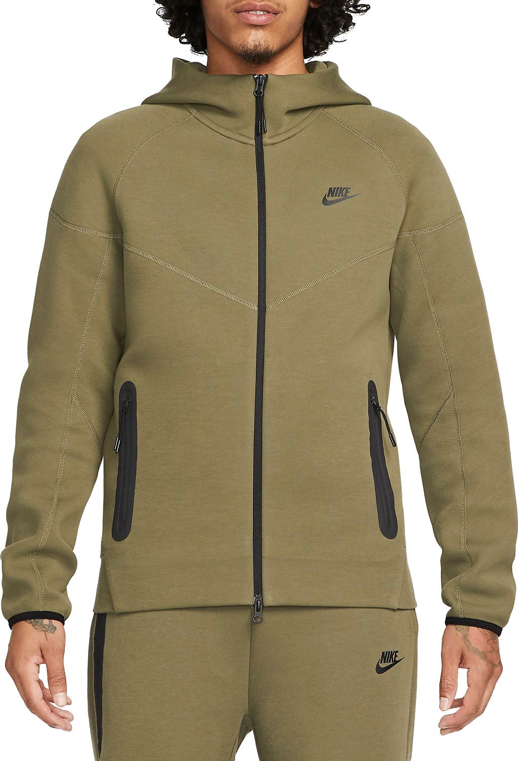 Huppari Nike Tech Fleece Windrunner Ruskea | fb7921-222, 0
