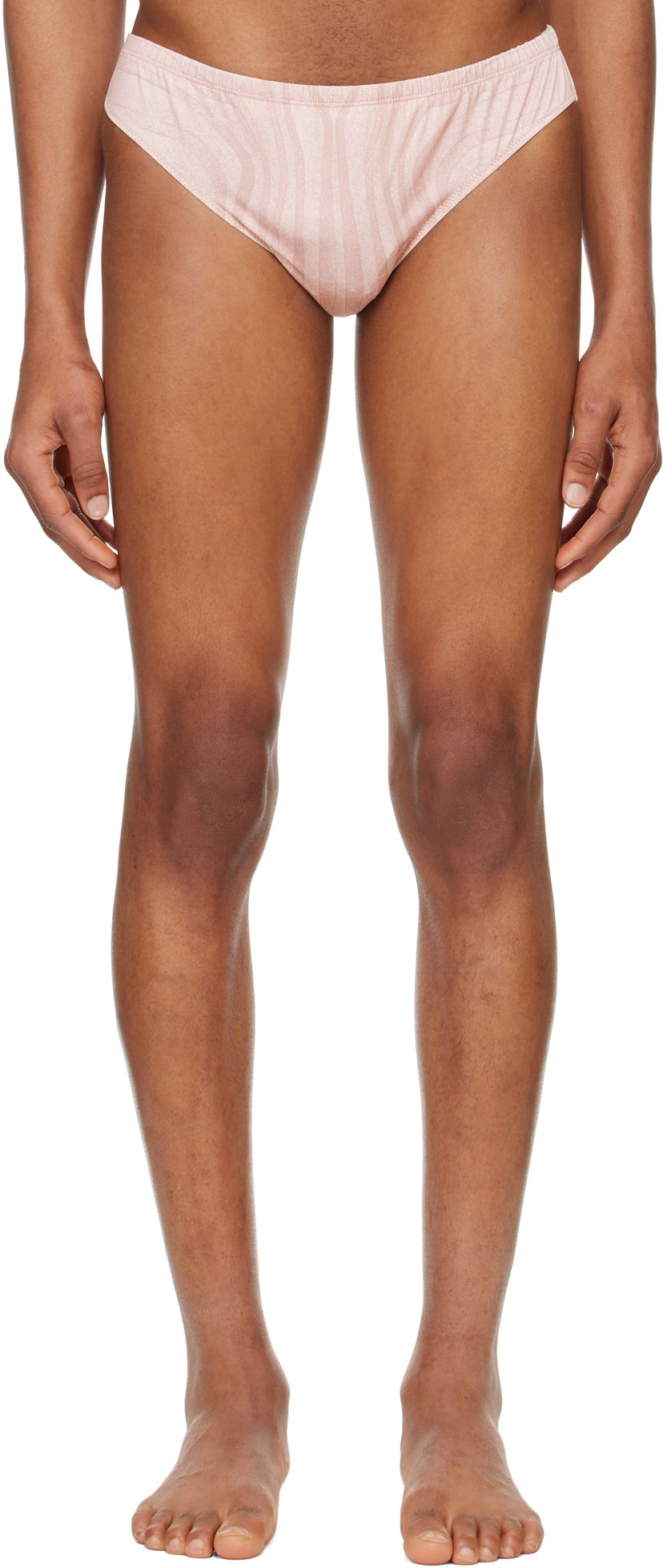 Uimapuvut Jean Paul Gaultier Jean Paul Gaultier 'The Spirale' Swim Briefs Vaaleanpunainen | 25/34-H-SV060-J587-2026