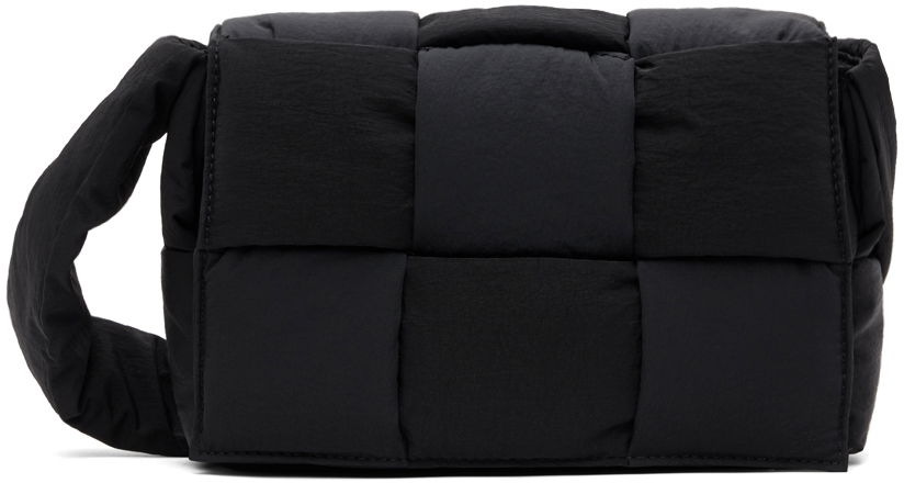 Olkalaukku Bottega Veneta Bottega Veneta Padded Cassette Messenger Bag Musta | 755182 VBO81