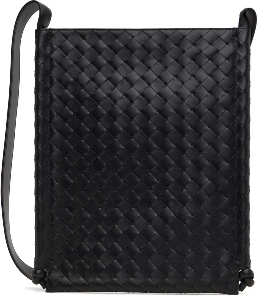 Käsilaukku Bottega Veneta Large Flat Loop Pouch Musta | 776204V2HL1