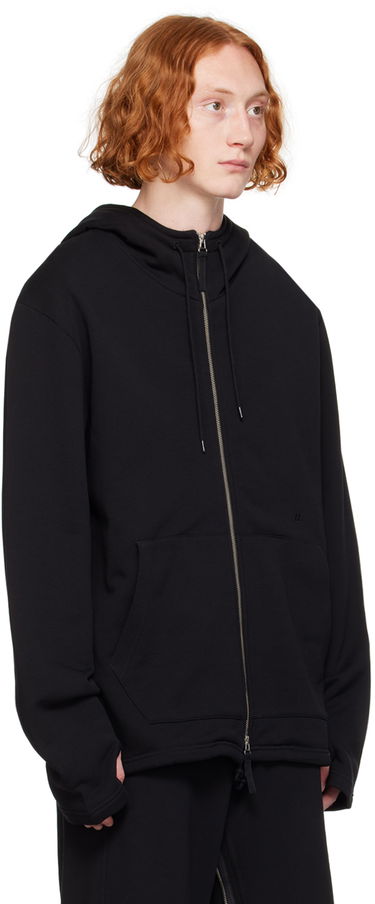 Huppari Helmut Lang Helmut Lang Zip-Up Hoodie Musta | O01HM505, 1