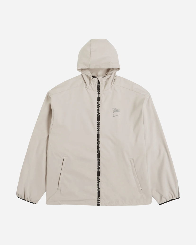 Tuulitakki Nike Patta Running Team Hooded Track Jacket Sanddrift / Cream Beige | FJ3087-126