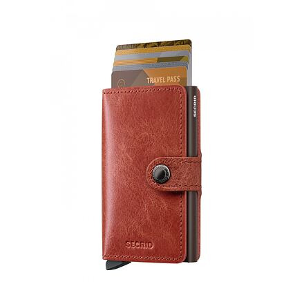 Lompakko Secrid Vintage Leather Mini Wallet Oranssi | MV-Orange