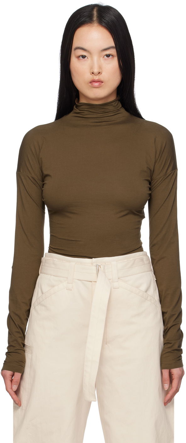 Villapaita LEMAIRE Second Skin Turtleneck Vihreä | TO1175 LJ053