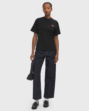 T-paita Carhartt WIP Women's Short Sleeve Heart Patch T-Shirt Musta | I032318-1V2.XX, 1