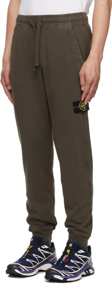 Verryttelyhousut Stone Island Stone Island Malfilé Fleece Sweatpants Vihreä | K1S15 6200005 S0060, 3