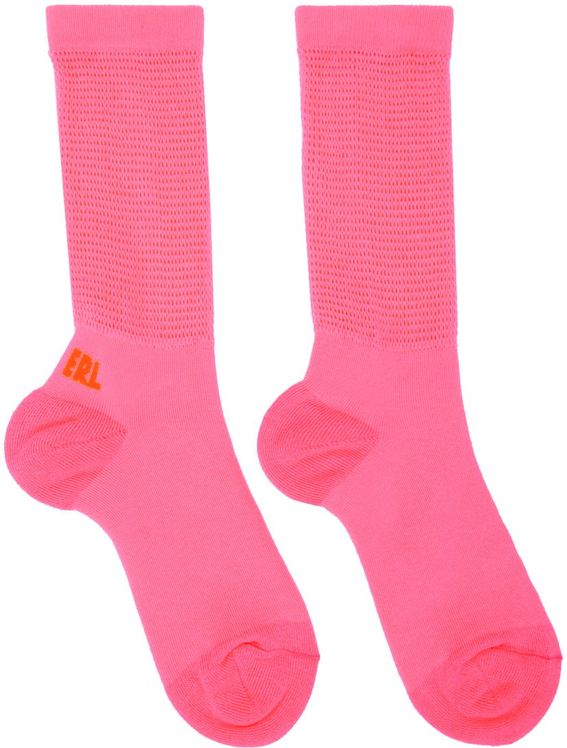 Sukat ERL ERL Open Knit Socks Vaaleanpunainen | ERL06K009