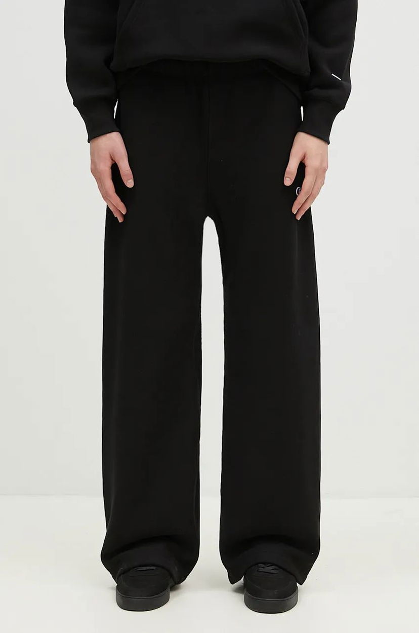 Verryttelyhousut Champion Straight Hem Pants Musta | 220712