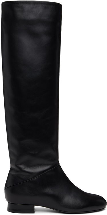 Vaatteet BY FAR BY FAR Felix Nappa Leather Knee-High Boots Musta | MWFBO064CL013BK001PL, 0