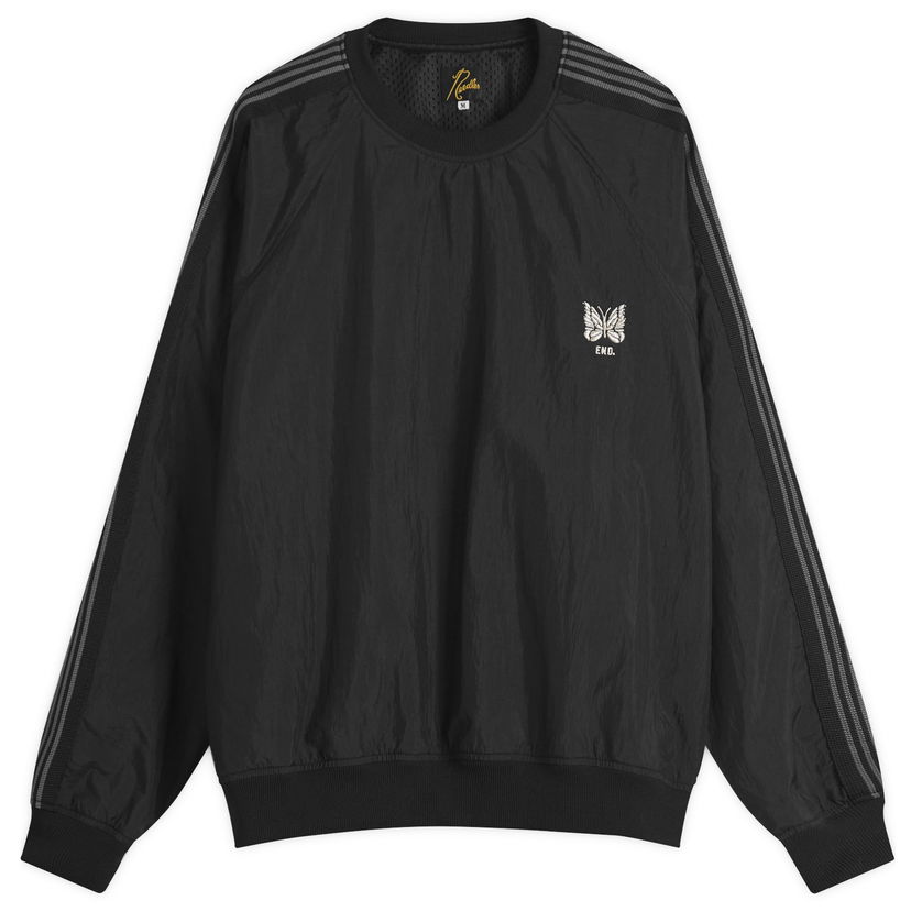 Huppari Needles END. x Needles Track Crew Neck Musta | QV1670