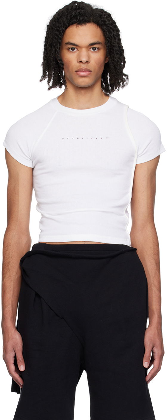 T-paita Ottolinger Ottolinger Deconstructed T-Shirt Valkoinen | 407204