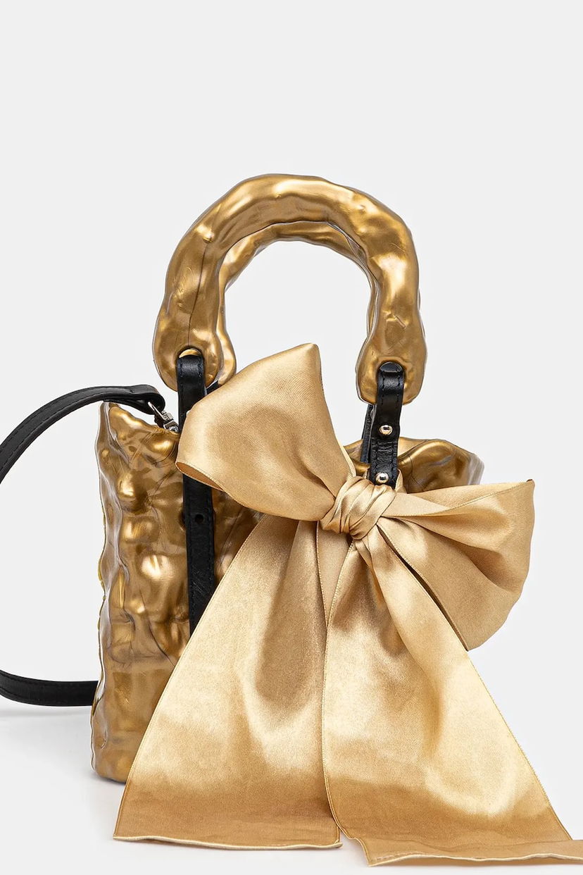 Käsilaukku Ottolinger Ottolinger Signature Ceramic Bag with Bow Metallinen | 126.900126.01