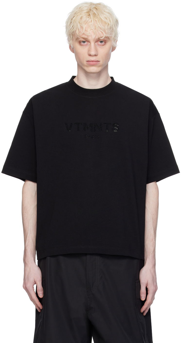 T-paita VETEMENTS Crystal T-Shirt by VTMNTS Musta | VL20TR120B