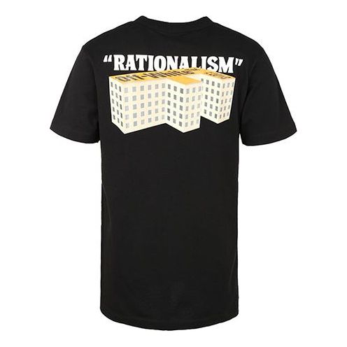 T-paita Off-White Off-White Rationalism Print T-Shirt Musta | OMAA027R201850071088