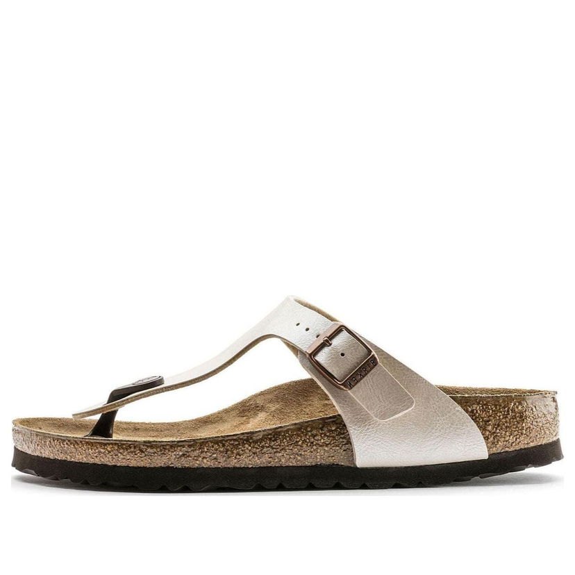 Tennarit ja kengät Birkenstock Birkenstock Gizeh Birko-Flor Graceful Narrow Fit Sandals Metallinen | 0943873
