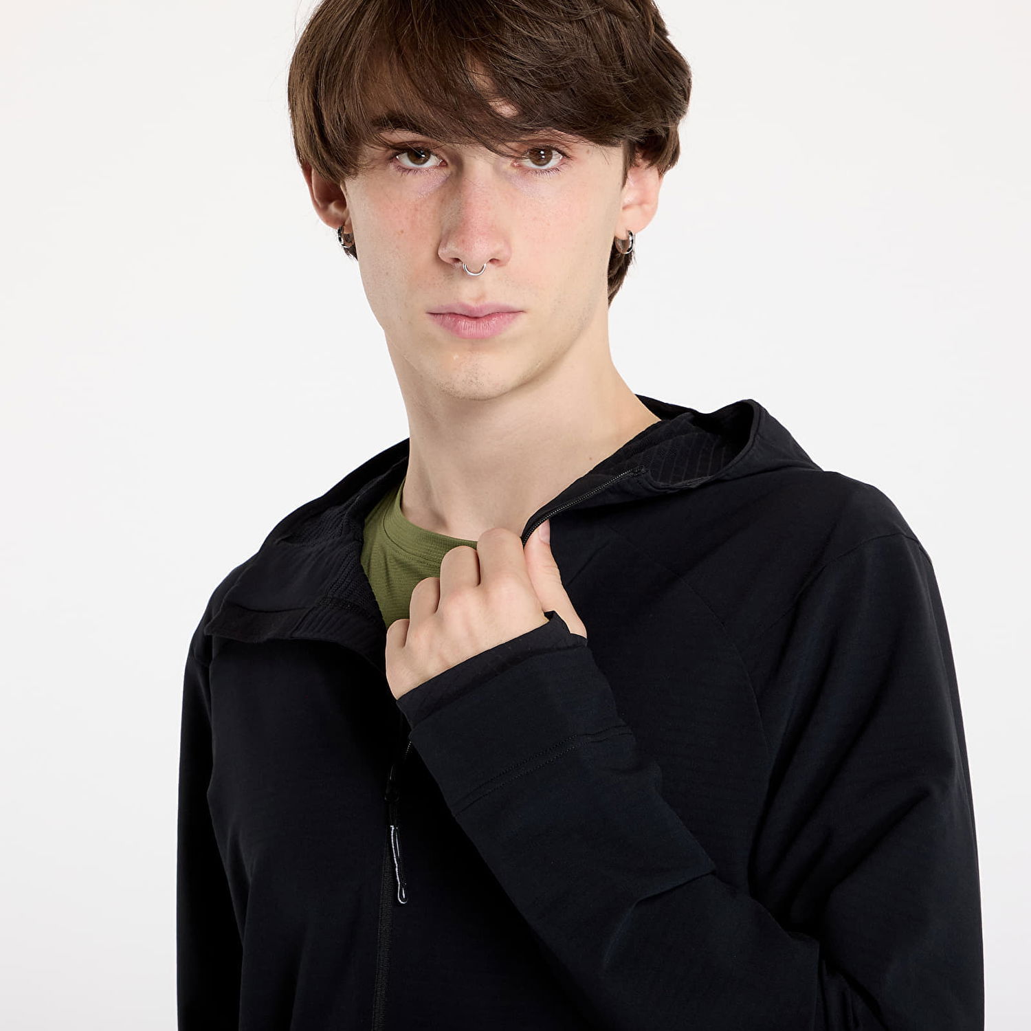 Huppari On Running On Pace Hoodie Black M Musta | 1ME30010553, 1