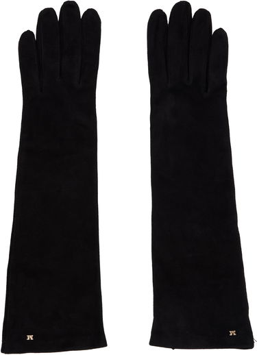 Käsineet Max Mara Afideesuede Long Gloves Musta | 2524566013600, 0