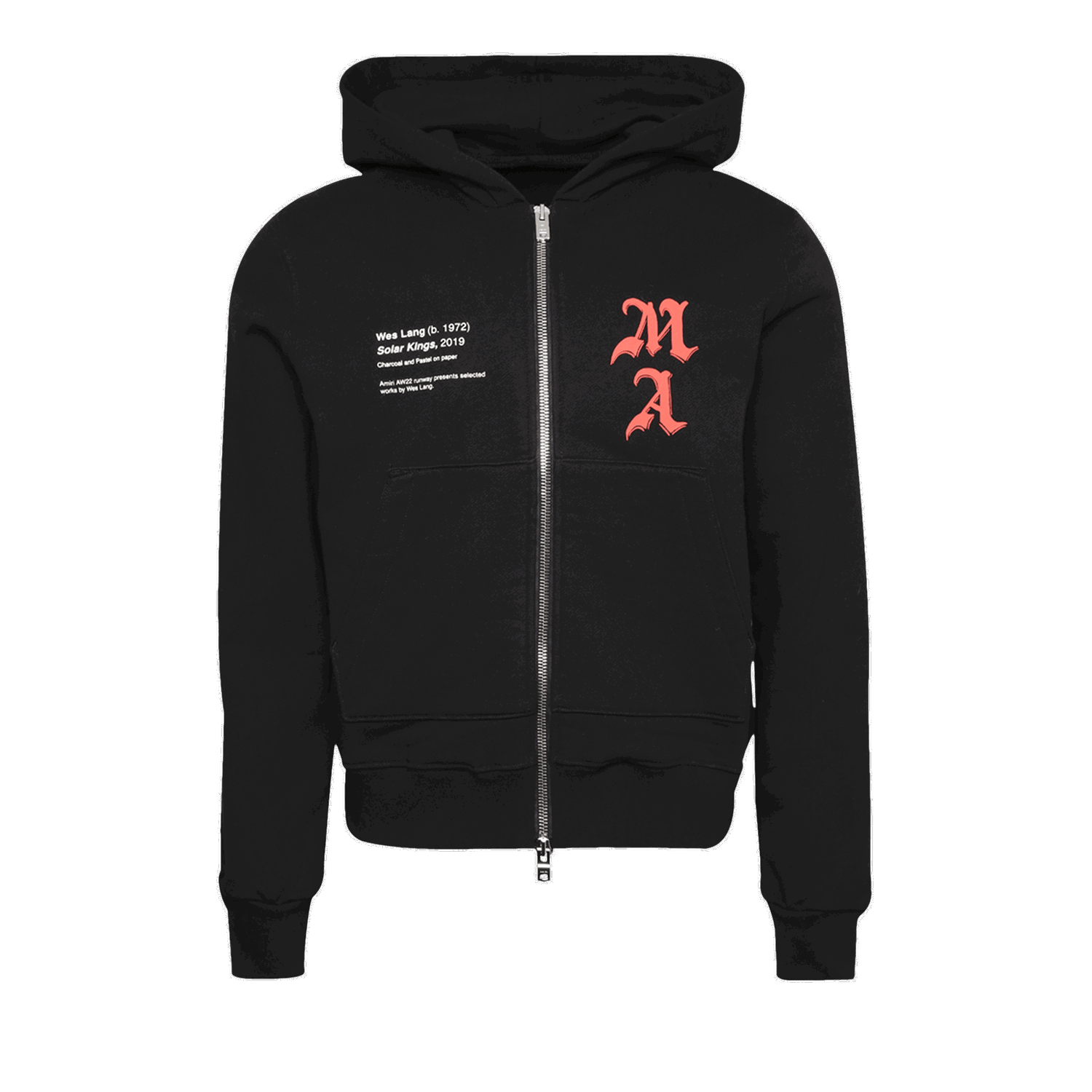 Huppari AMIRI x Wes Lang Solar Kings Hoodie Musta | AW22MJG023 001 BLAC, 0