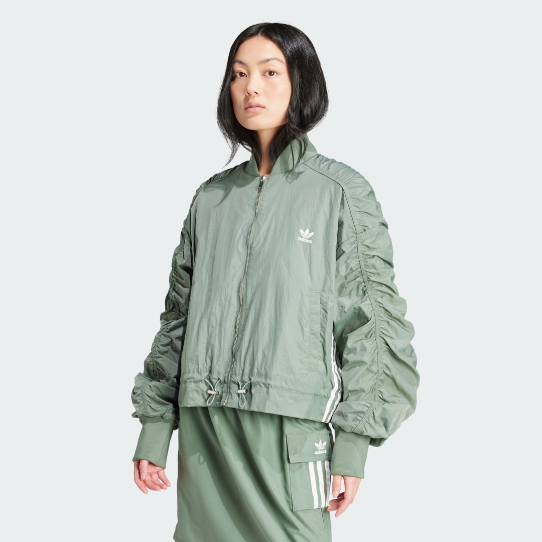 Takki adidas Originals Lightweight Bomber Harmaa | IY3421, 0