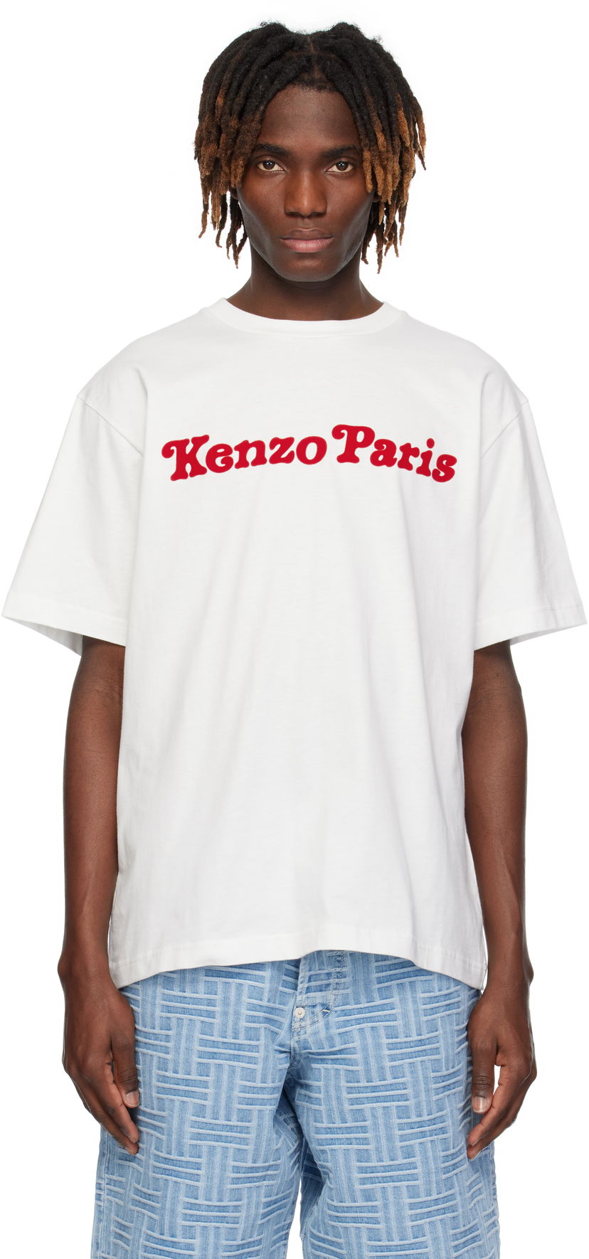 T-paita KENZO Kenzo Paris VERDY Edition Oversized T-Shirt Valkoinen | FF55TS5474SG