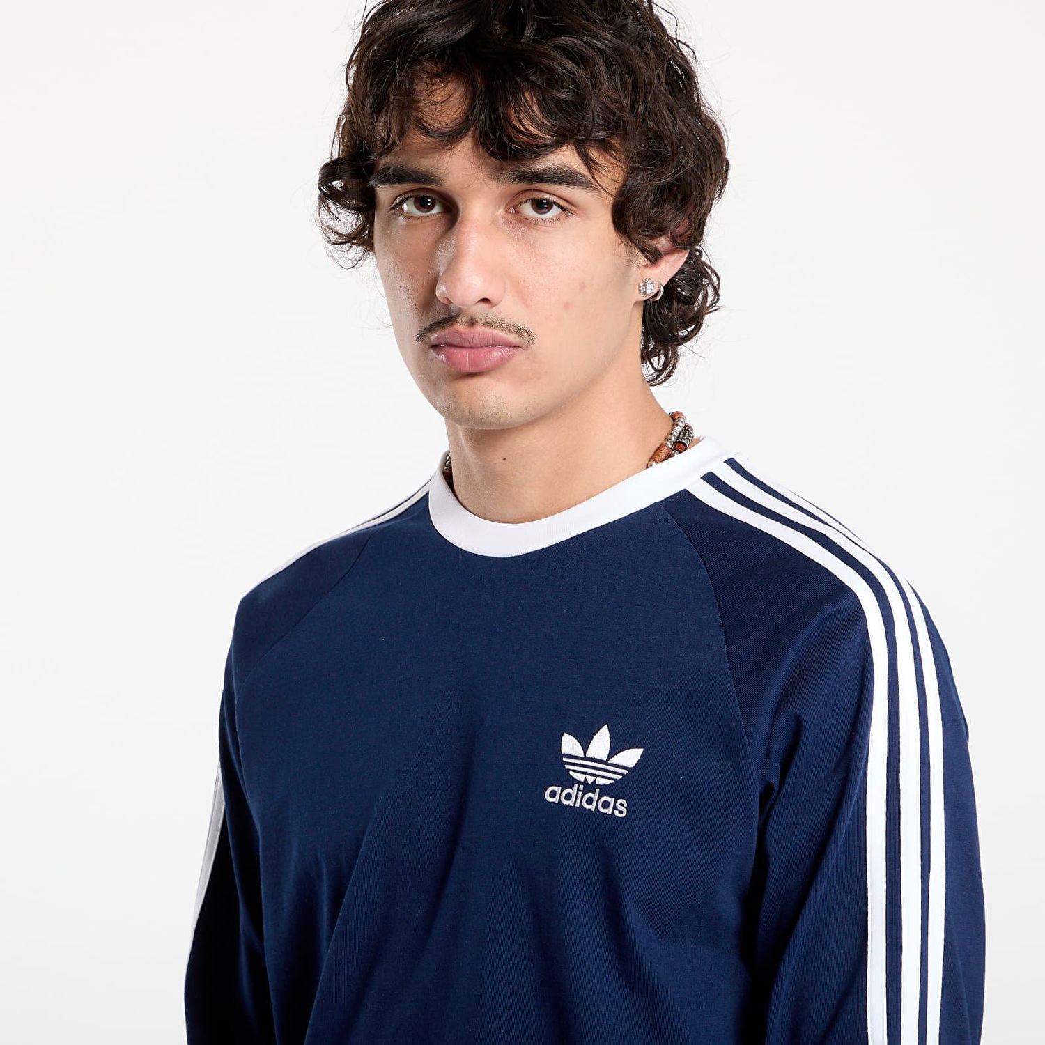 T-paita adidas Performance Adicolor Classics 3-Stripes Long Sleeve T-Shirt Sininen | IM9428, 1