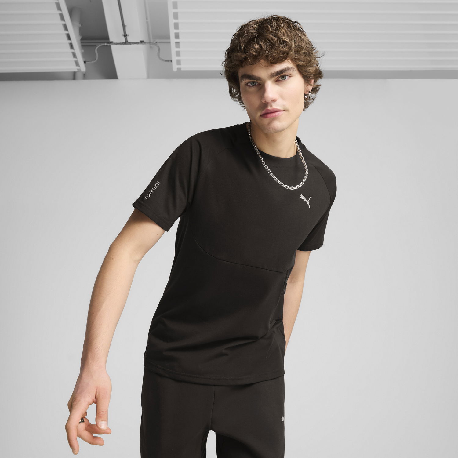 T-paita Puma PUMATECH Pocket Tee Musta | 629673_01, 0
